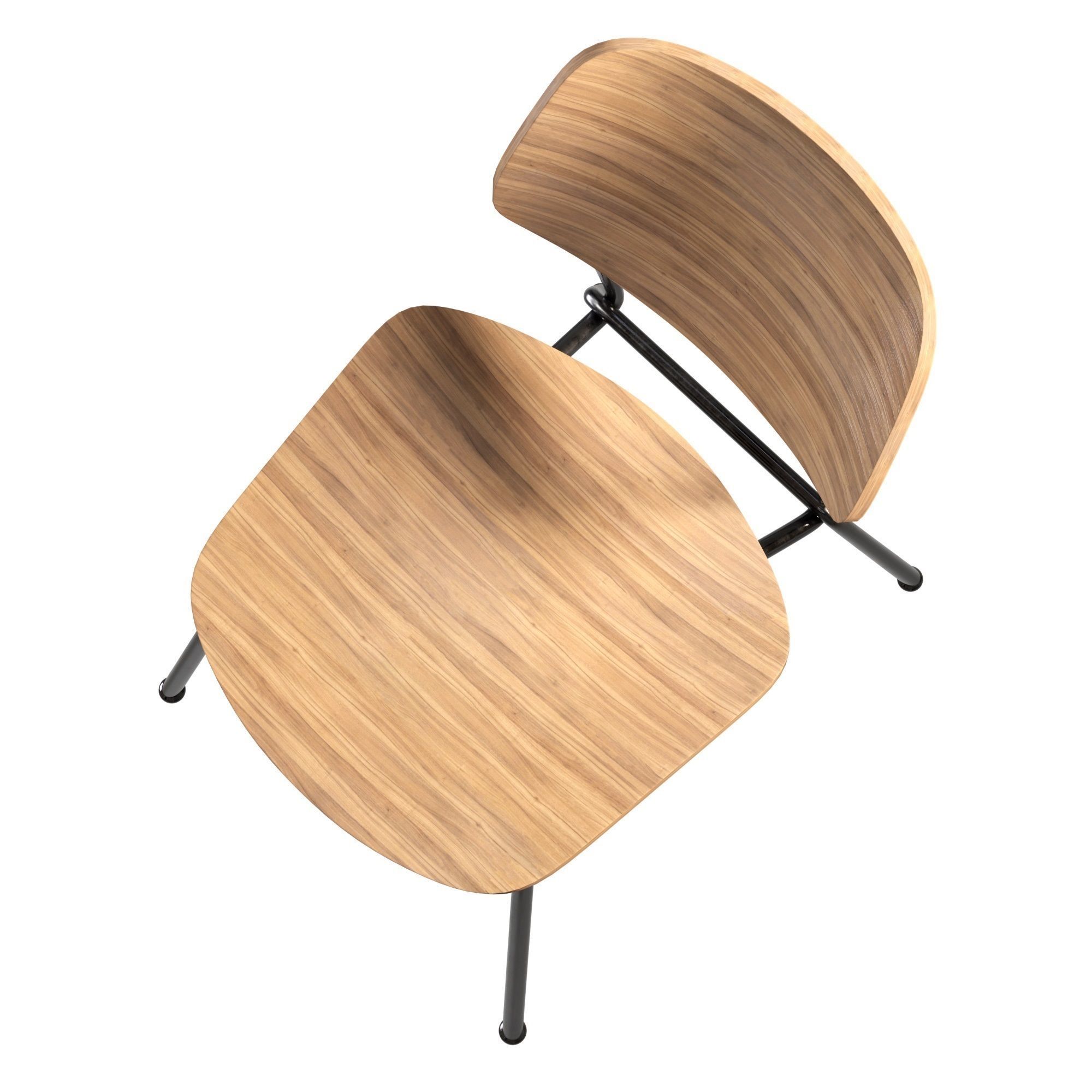 STRAIN Plywood Easy Chair 3D model CGTrader