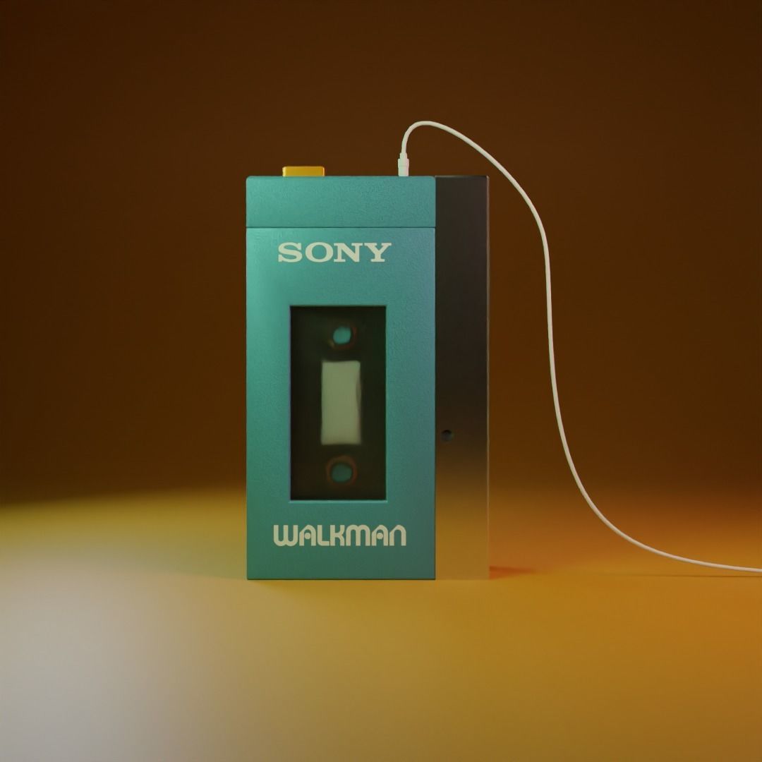 Sony TPSL2 Walkman from Guardians Of The Galaxy free VR / AR / low