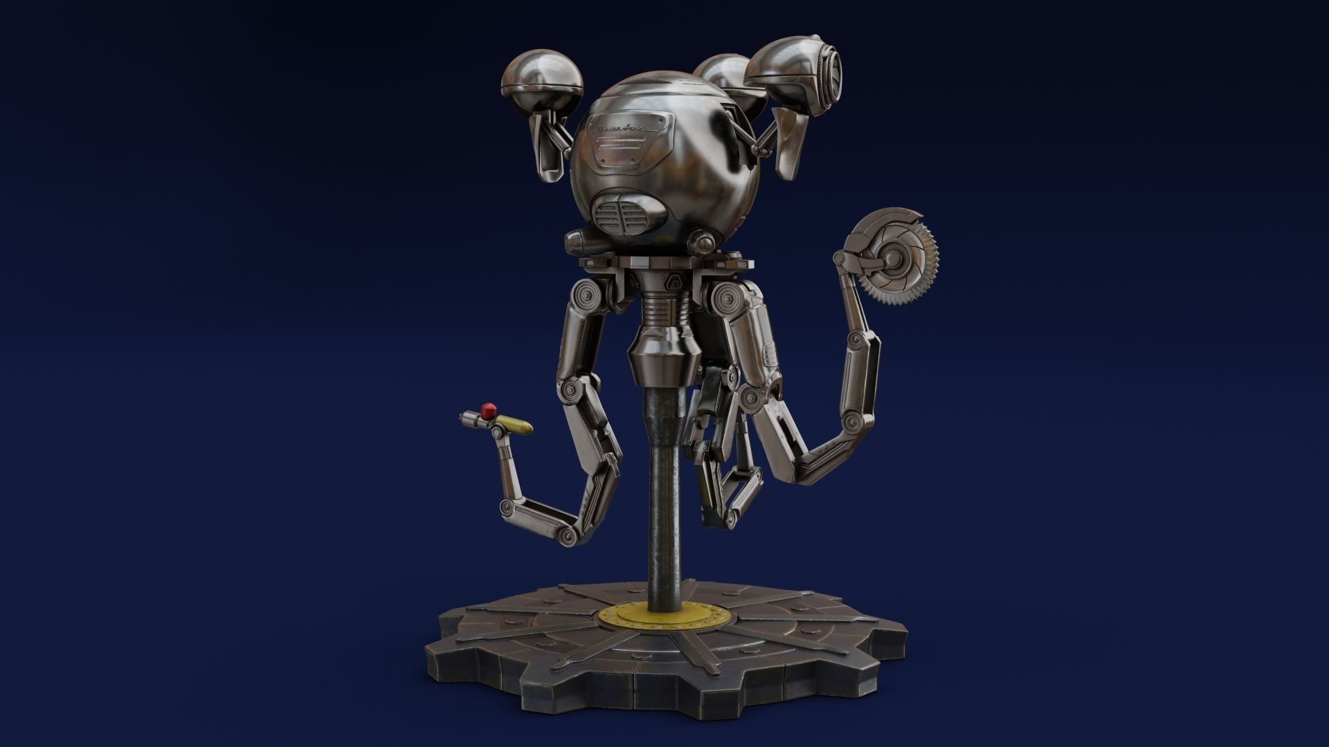 Fallout Codsworth 3D model 3D printable CGTrader