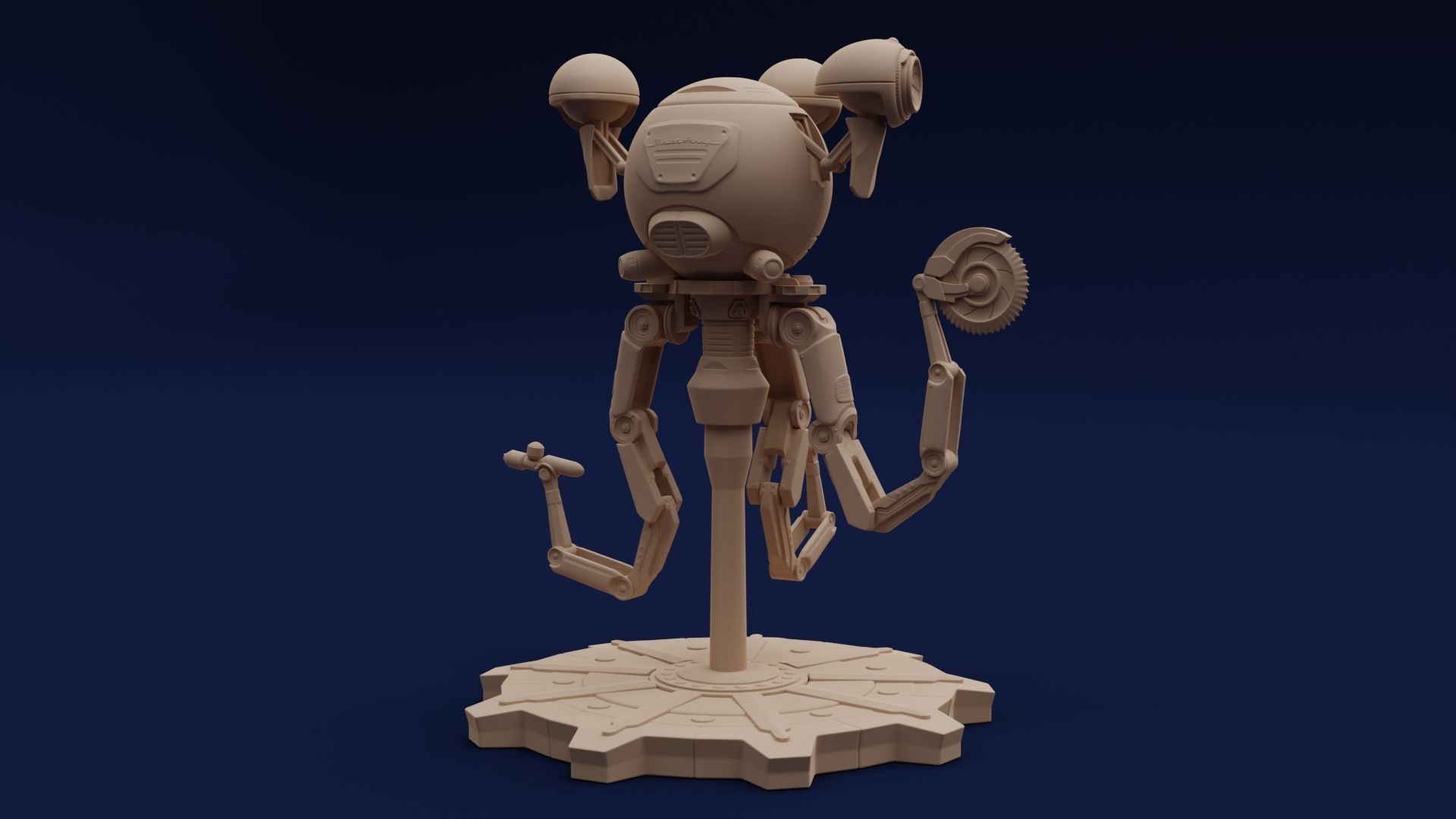 Fallout Codsworth 3D model 3D printable CGTrader