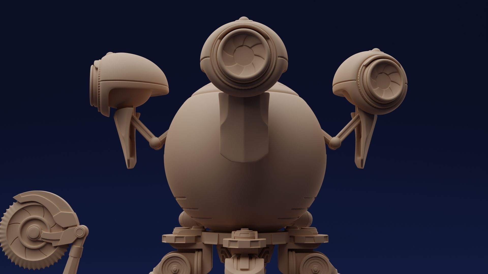 Fallout Codsworth 3D model 3D printable CGTrader
