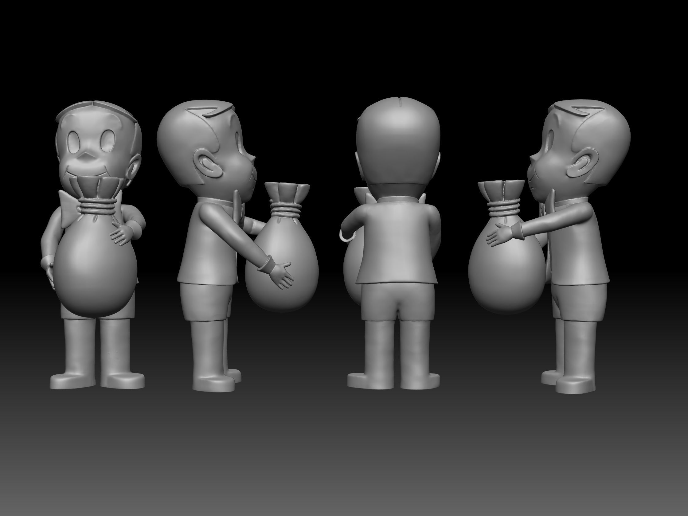 Richie Rich 3D model 3D printable