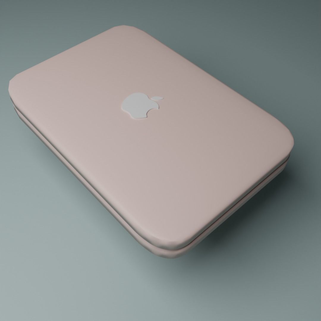 Macbook Blender file 3D model CGTrader