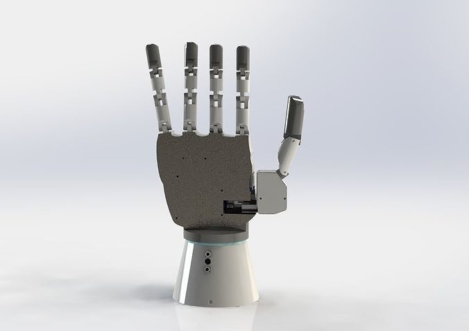 Robotic hand prosthetic 3D model | CGTrader