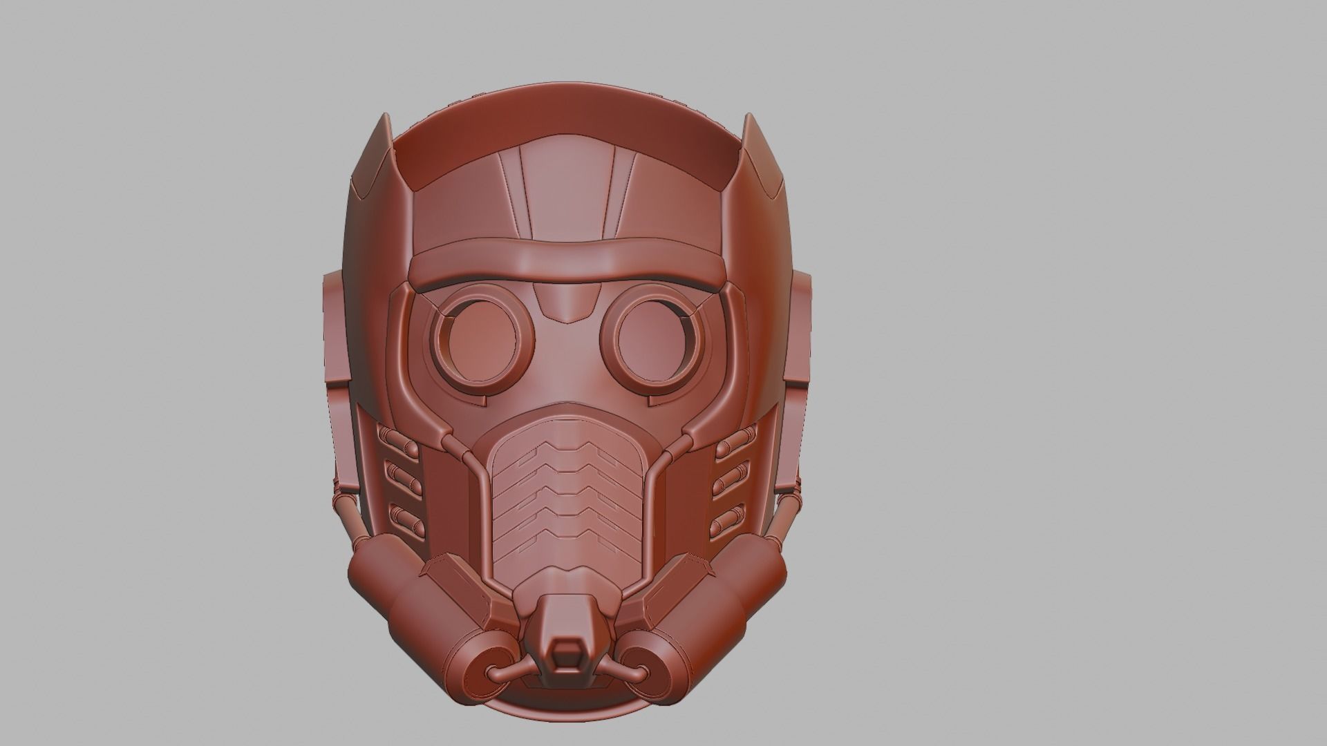 Star Lord Helmet 3D Printing 3D model 3D printable CGTrader