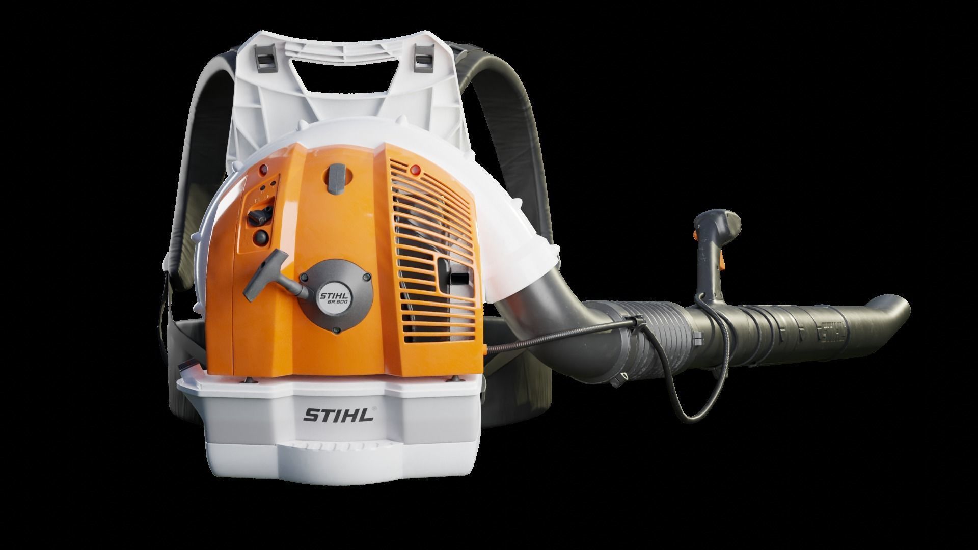 Stihl BR600 Backpack Blower 3D model CGTrader
