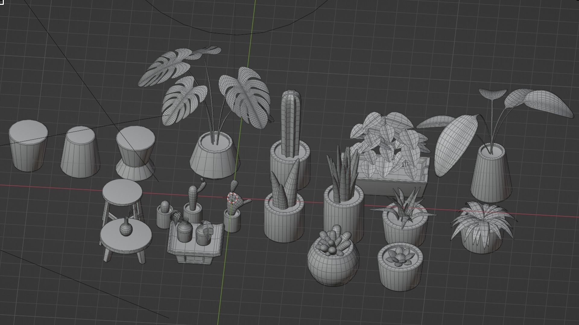 3D model Asset plants VR / AR / low-poly | CGTrader