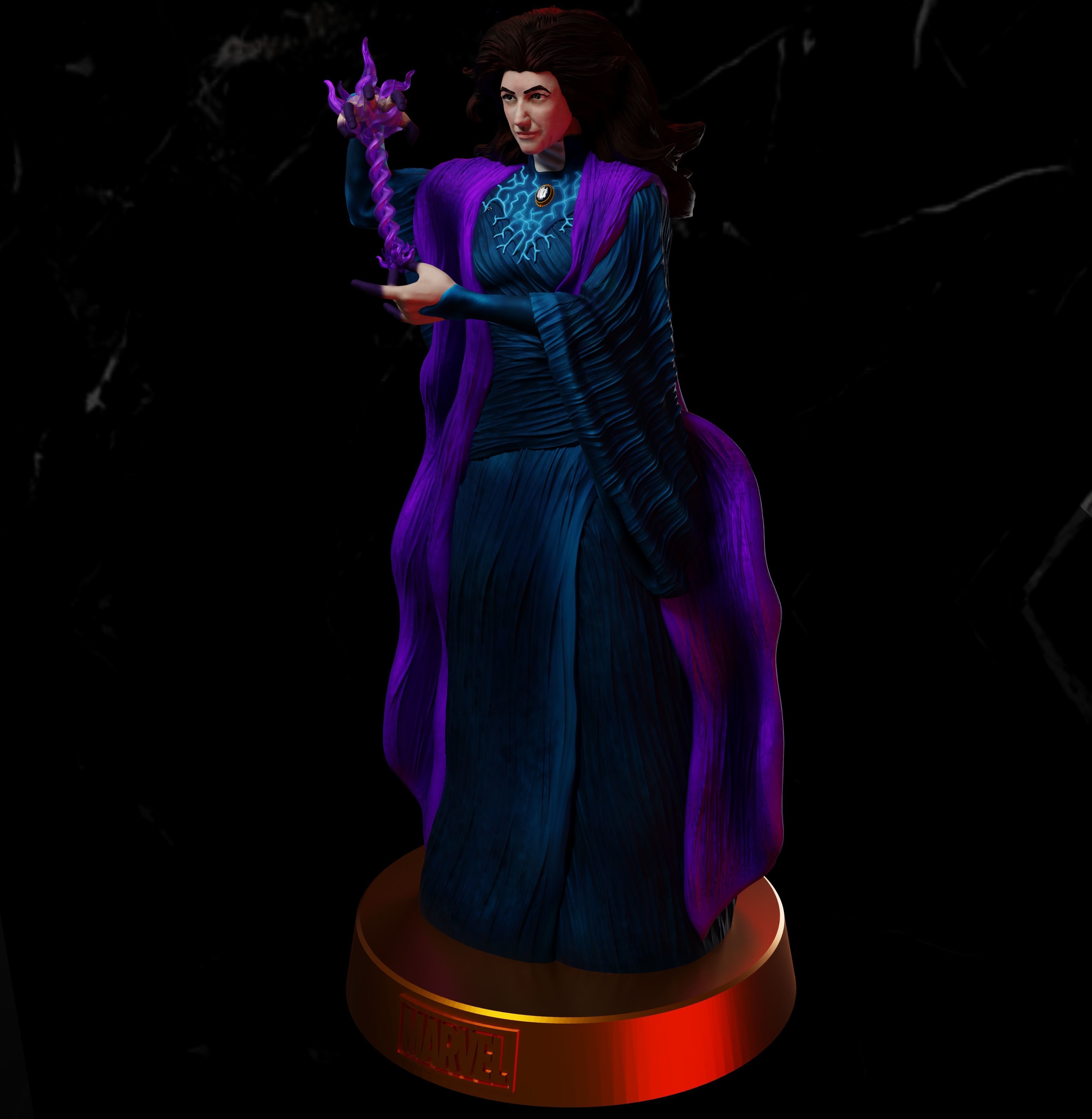 Agatha Harkness Wandavision Series 3D model 3D printable CGTrader
