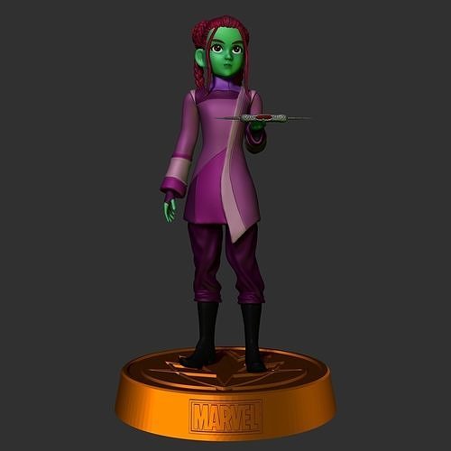Kid Gamora Infinity War Version 3D model 3D printable CGTrader