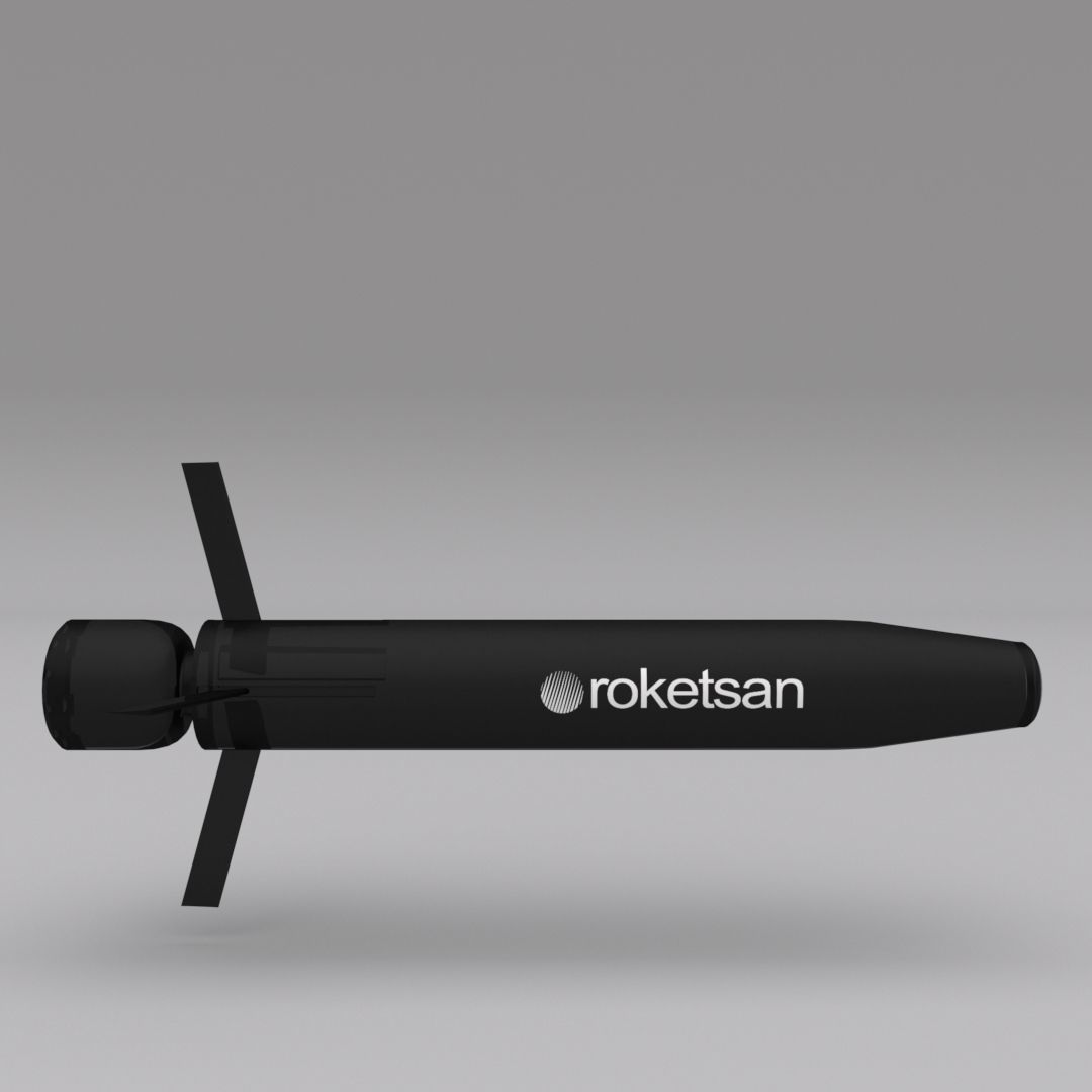 3D model Tanok120 mm Laser Guided Tank Gun Ammunition VR / AR / low