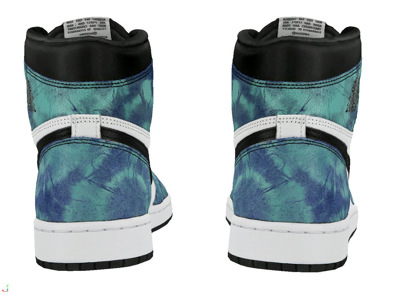 retro high tie dye