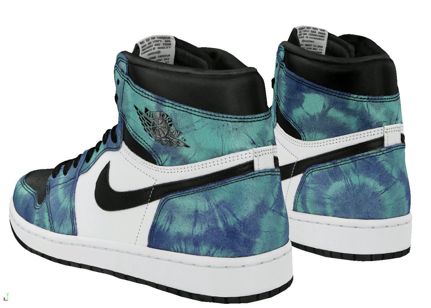retro high tie dye
