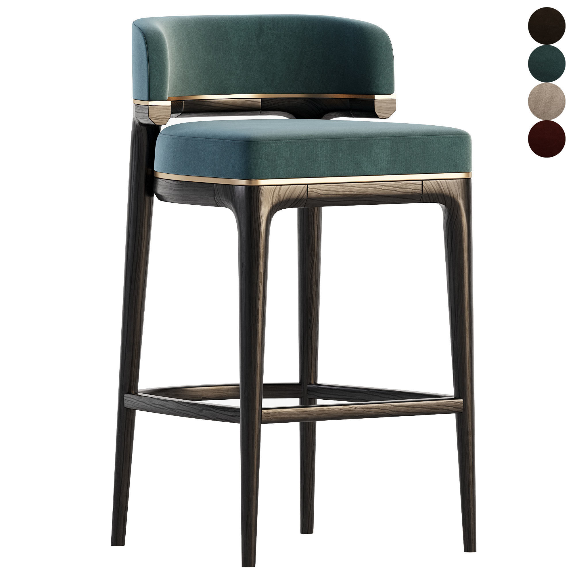 Grange BAR STOOL 3D model CGTrader