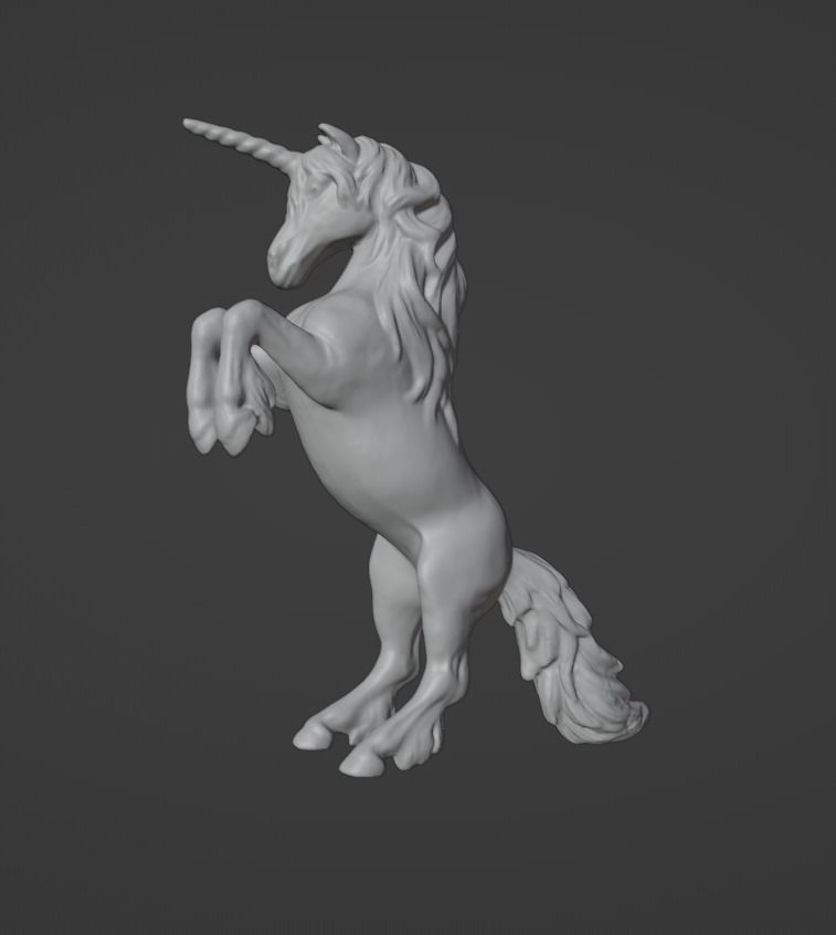 Unicorn 3D model 3D printable | CGTrader