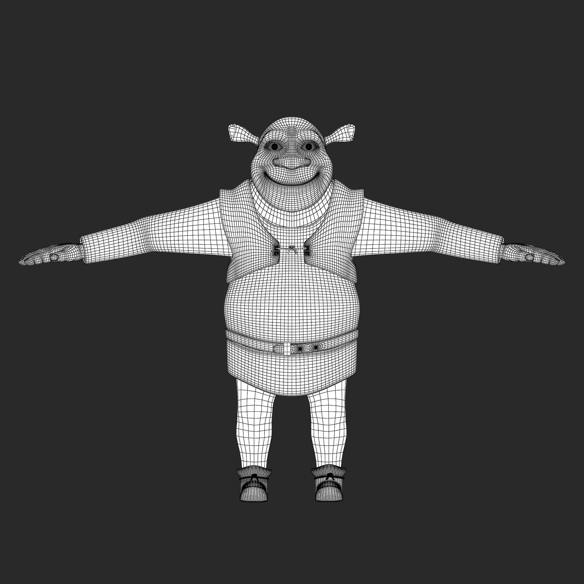 Shrek character 3D model | CGTrader