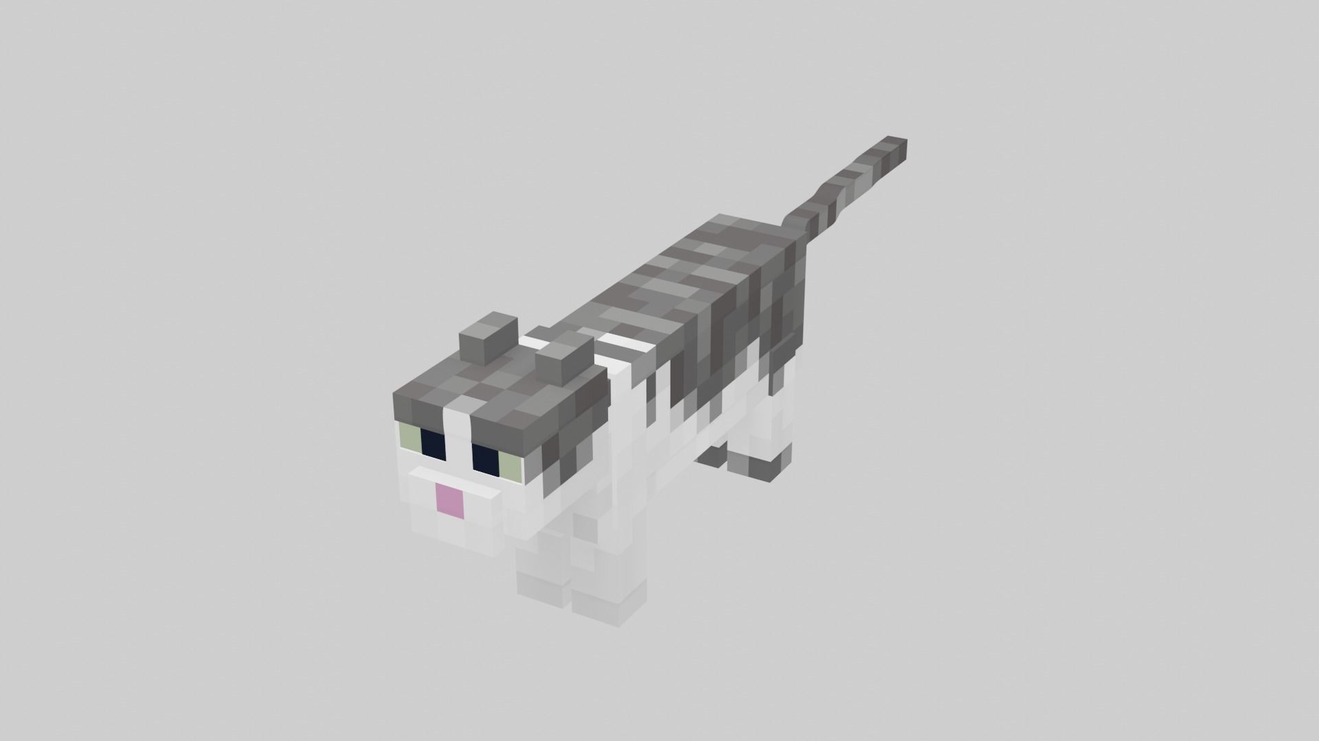 3D model Minecraft Cat VR / AR / low-poly | CGTrader