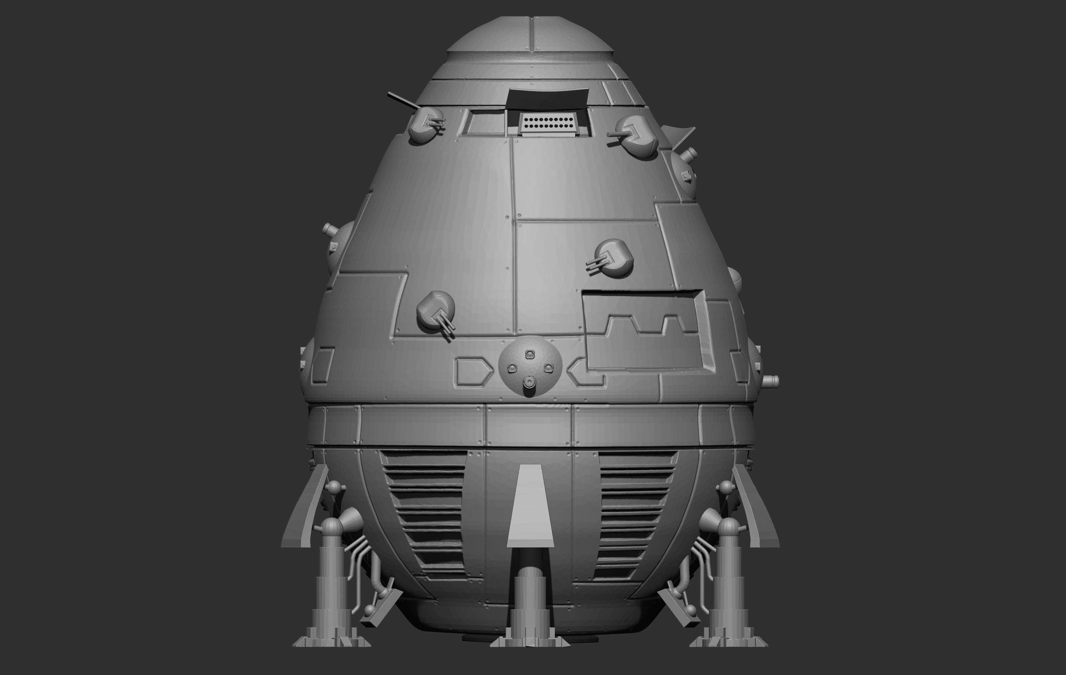 3D BattleTech Ship 3D model 3D printable | CGTrader