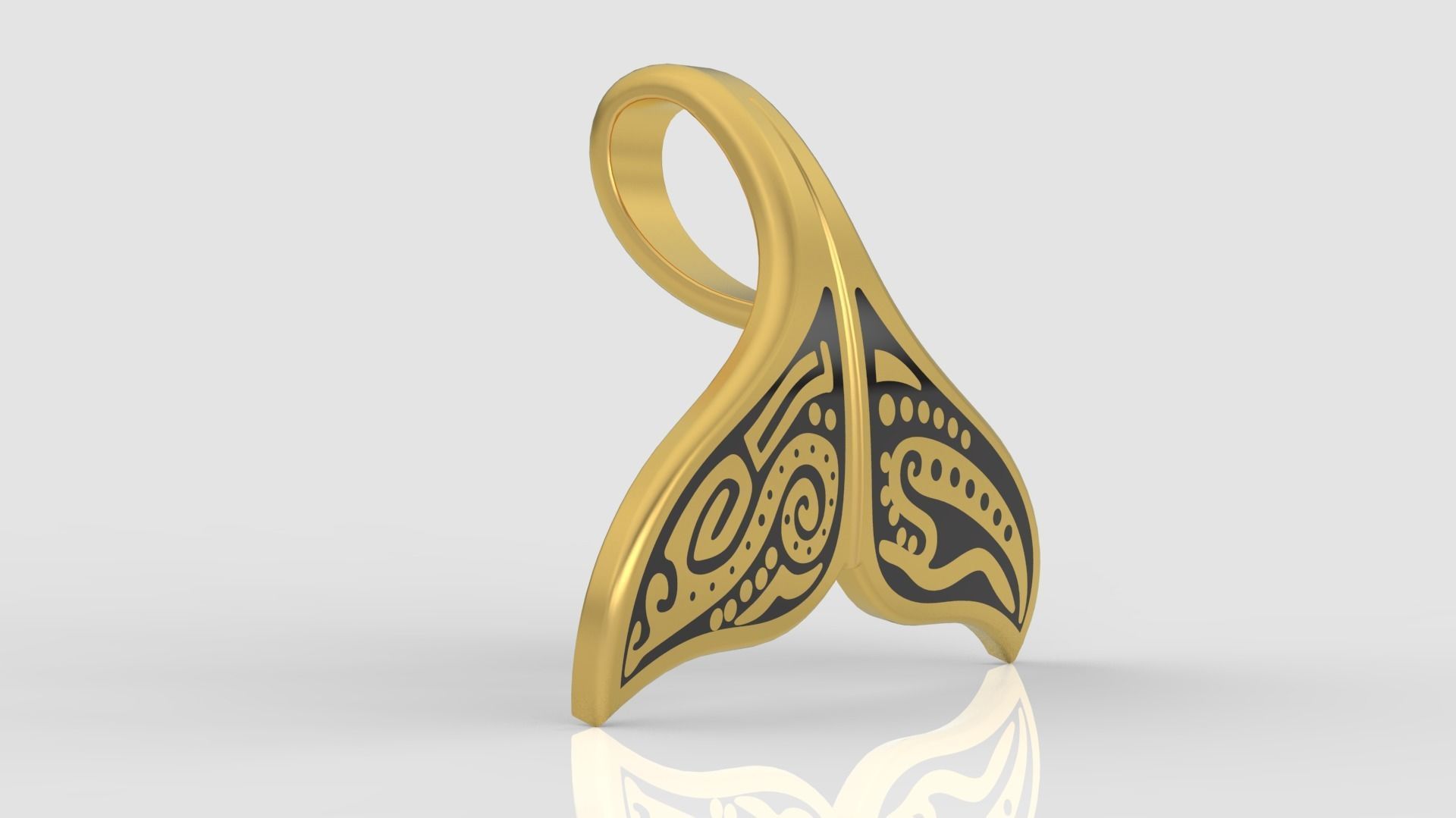 Tail Pendant 3D print model C13 3D model 3D printable | CGTrader