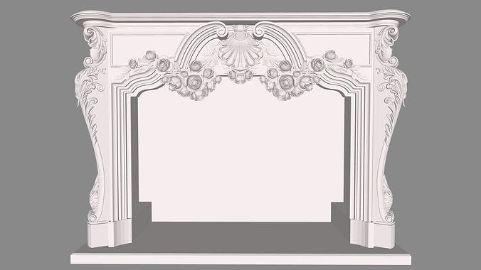 Fireplace 001 3D Model 3D model 3D printable | CGTrader