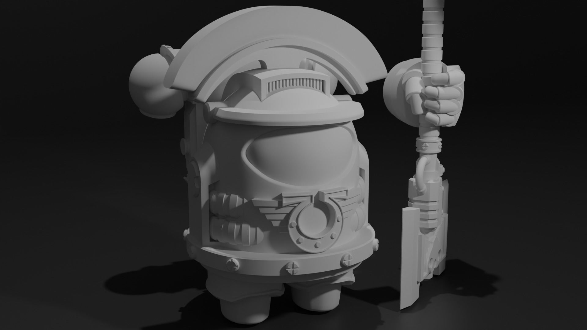 Among Us - WH40k Ultramarine 3D model 3D printable | CGTrader