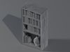 4 book shelfs miniature 3d printable - Tabletop 3D model 3D printable ...