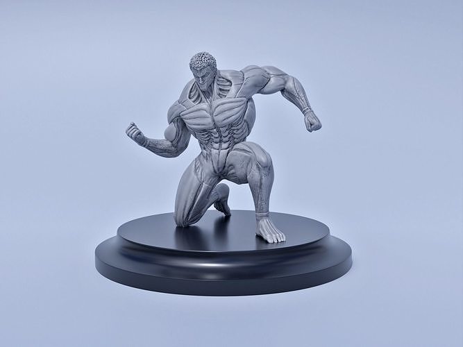 Armored Titan Reiner 3D model 3D printable CGTrader