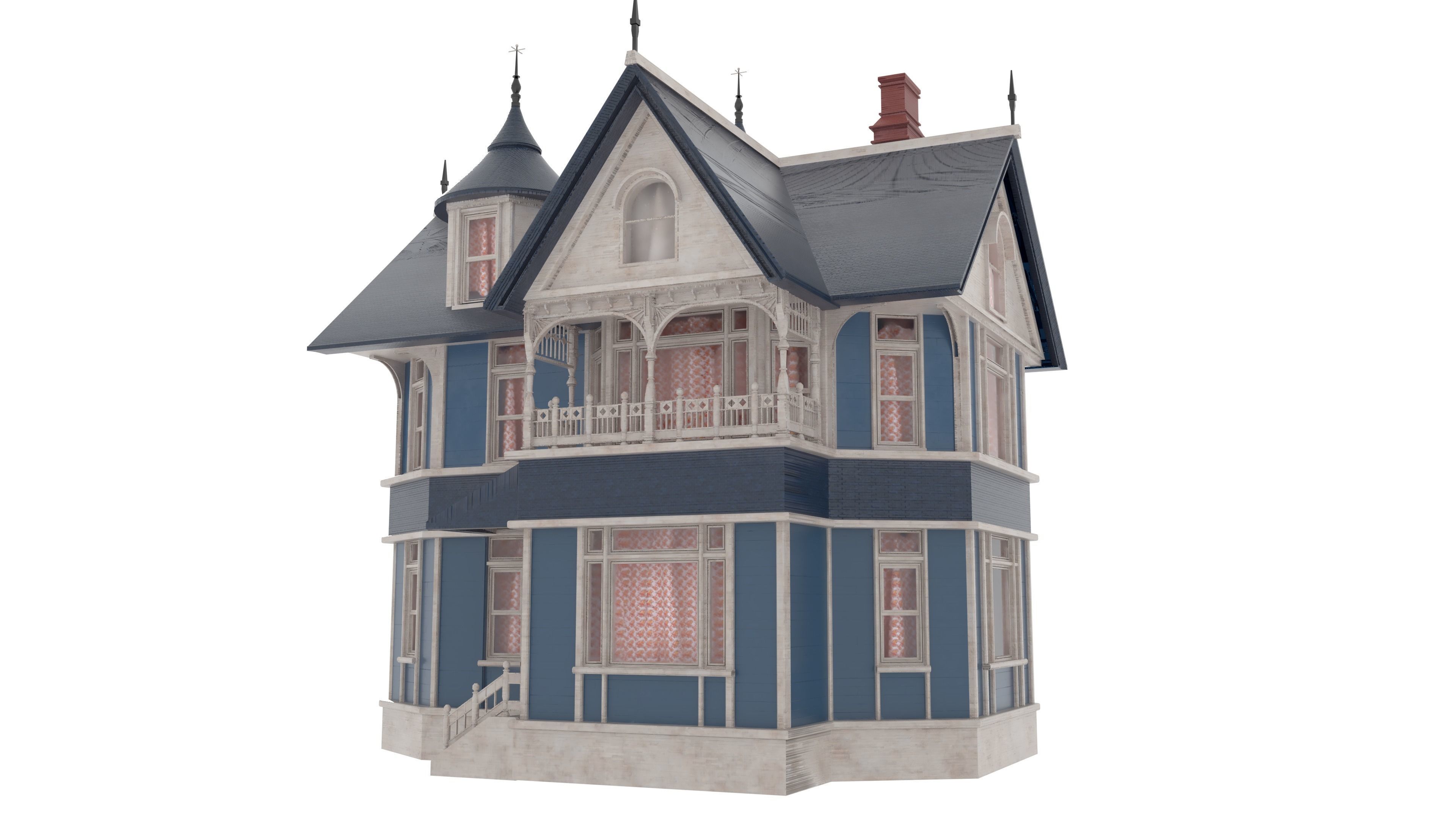 Victorian House 3D model | CGTrader