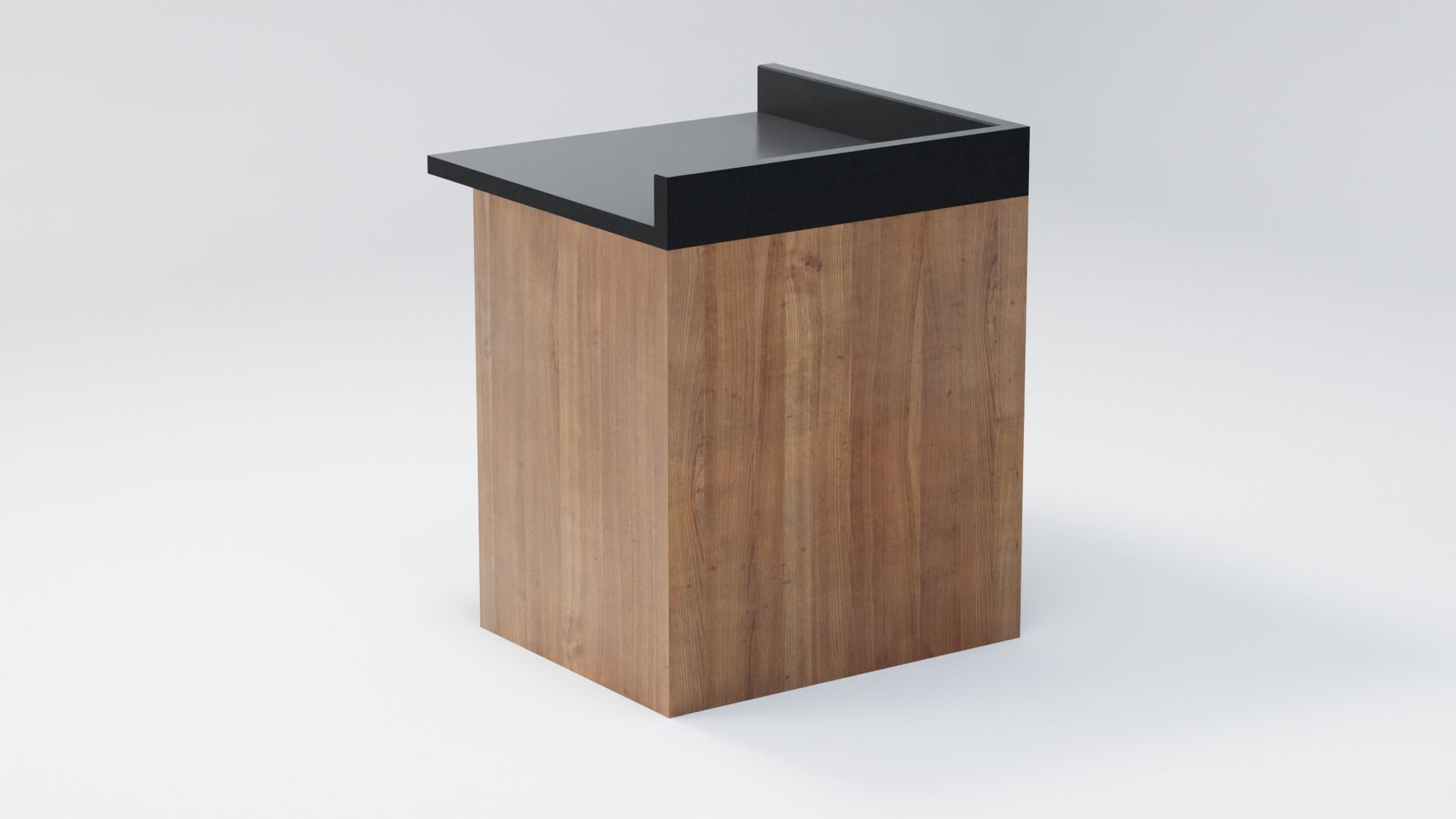 Modern Kitchen Counter Corner 3D model | CGTrader