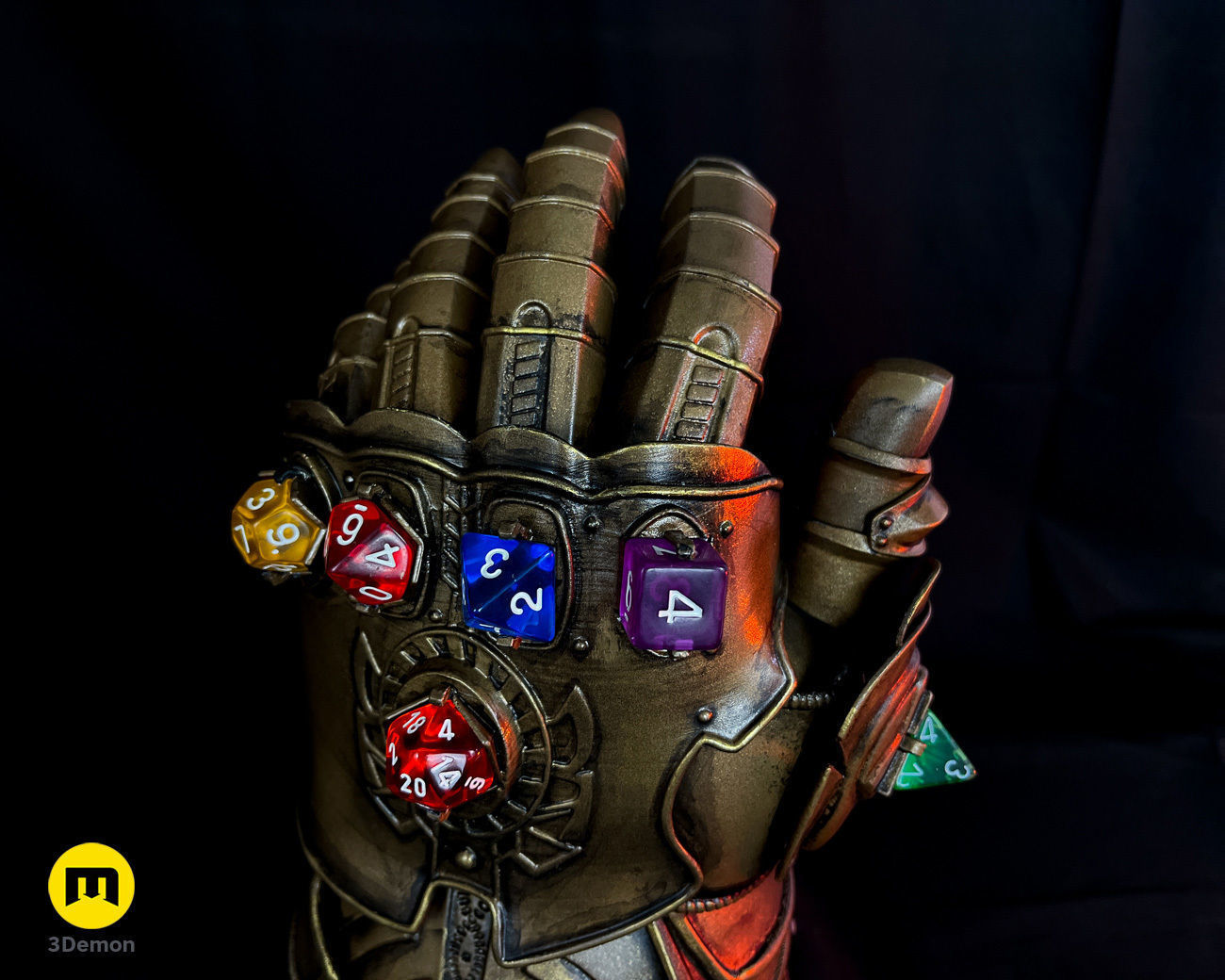 The Infinity Gauntlet - Wearable DnD Dice Holder 3D model 3D printable ...