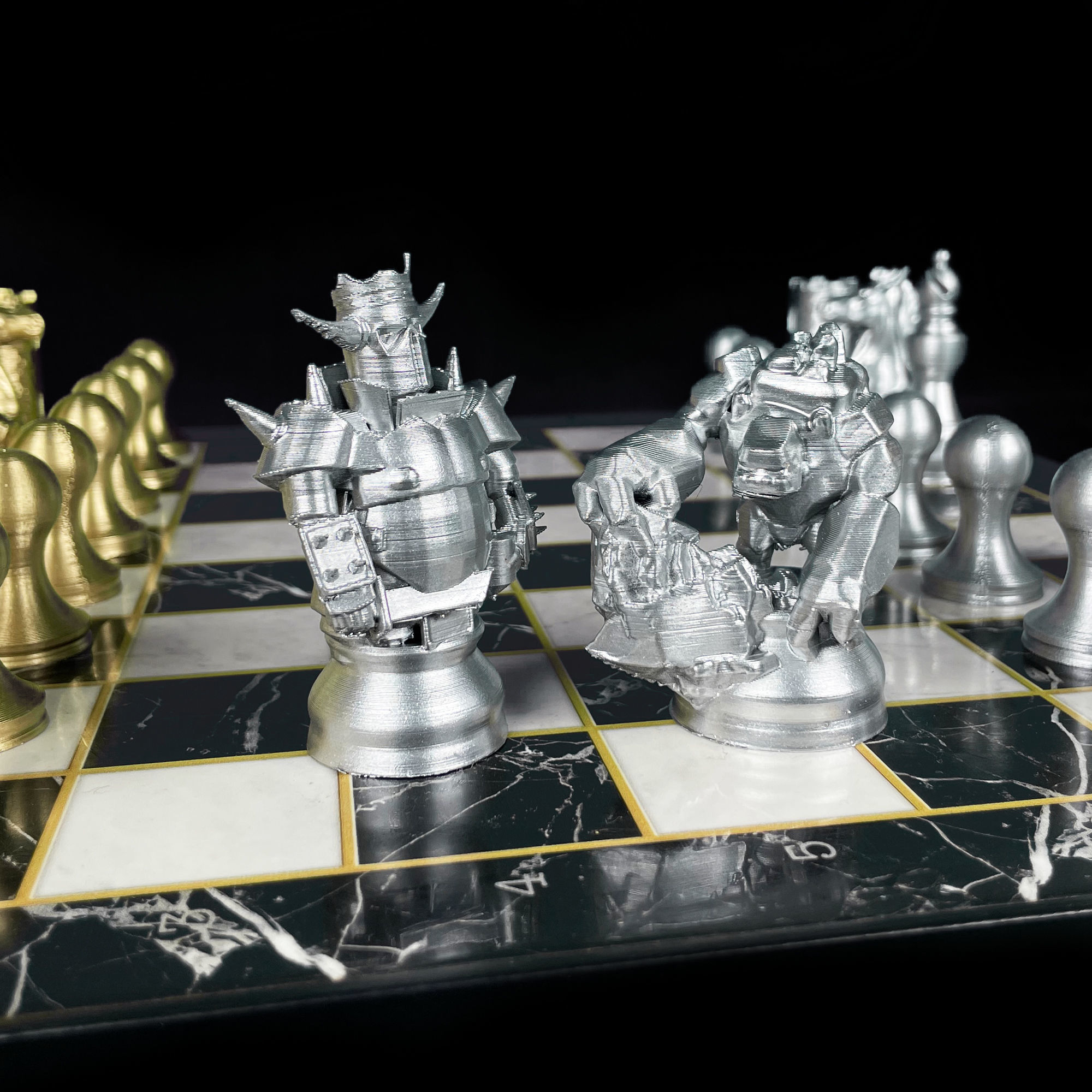 Clash Of Clans Characters Chess set 3D model 3D printable CGTrader