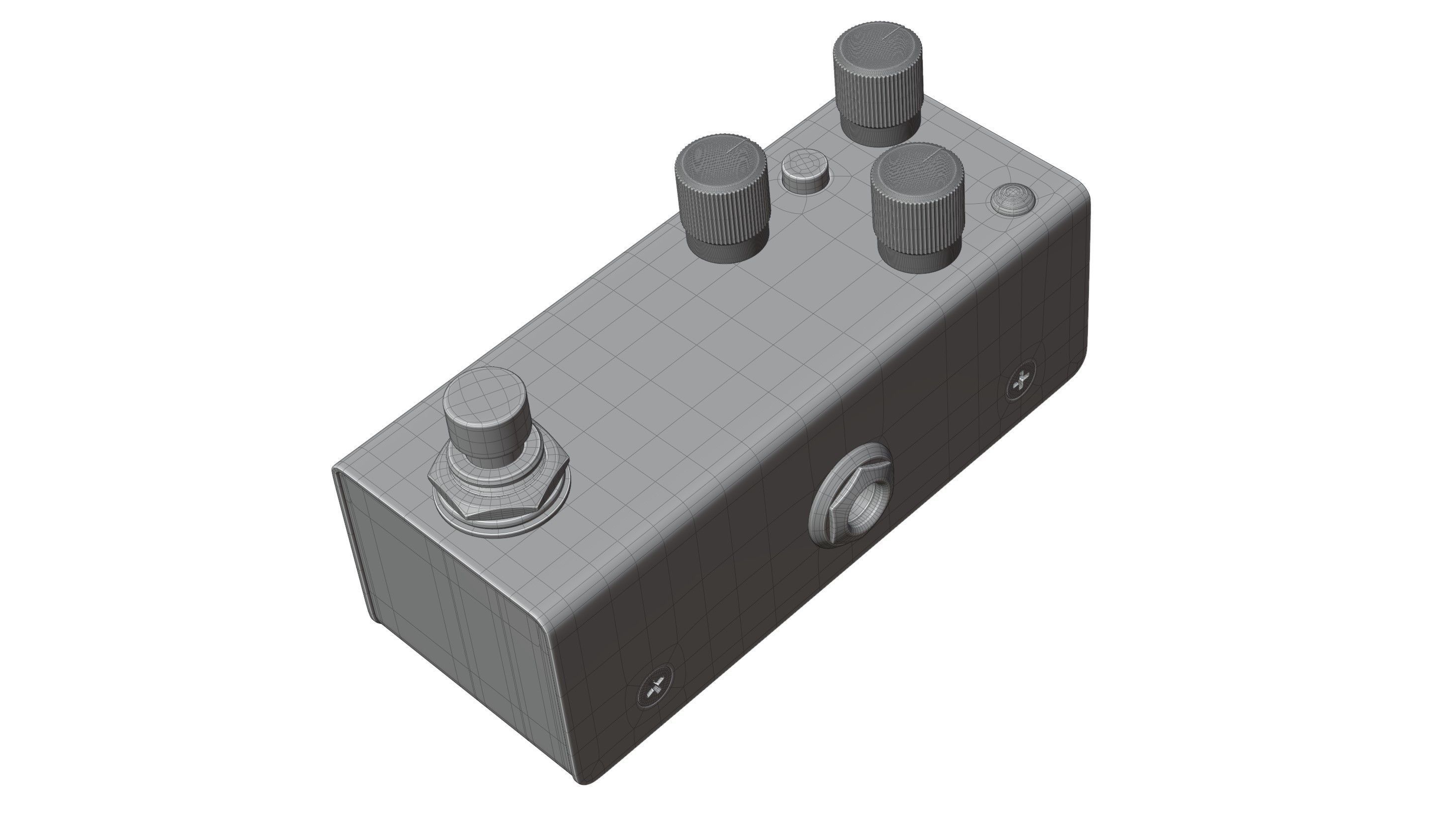 Aguilar Storm King Bass Distortion Fuzz Pedal 3D model | CGTrader
