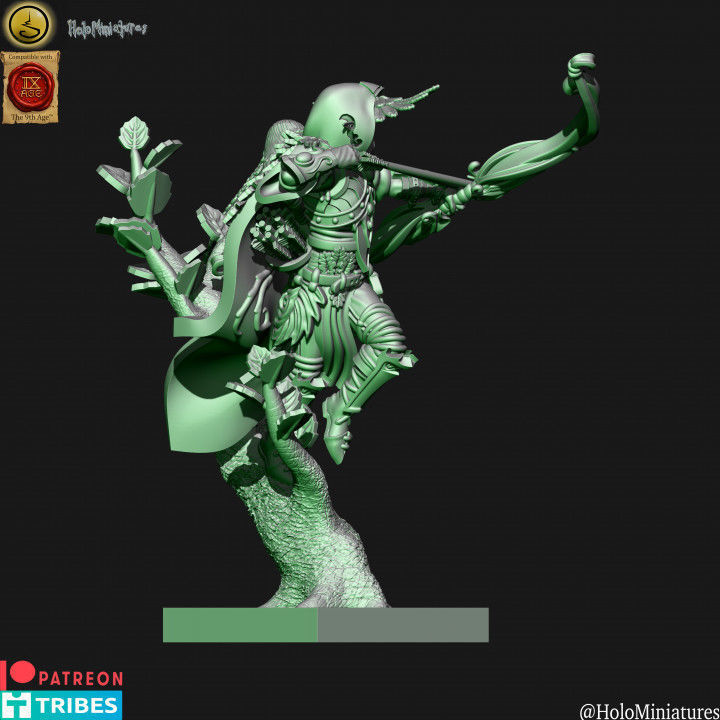 Wood elf Pathfinder lord 3D model 3D printable CGTrader