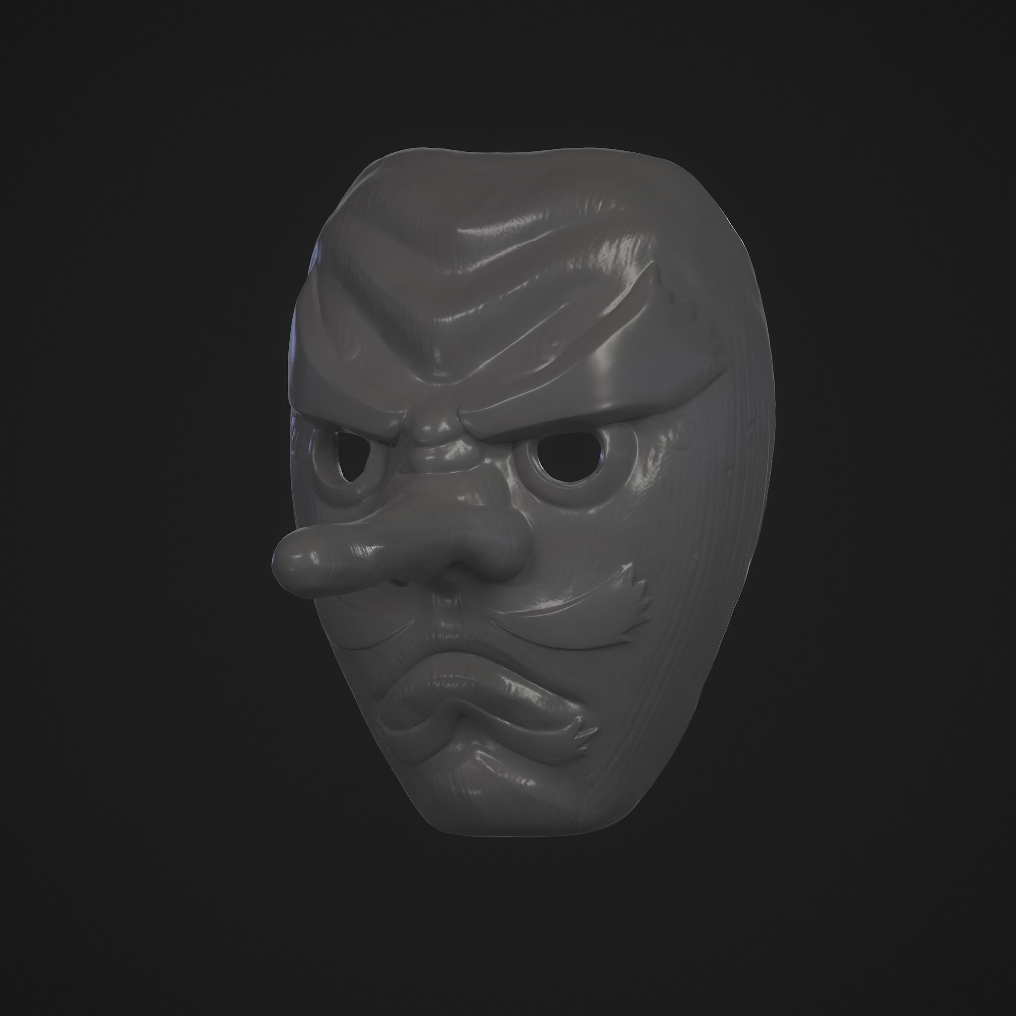 Sakonji Urokodaki from kimetsu no yaiba demon slayer mask 3D model 3D