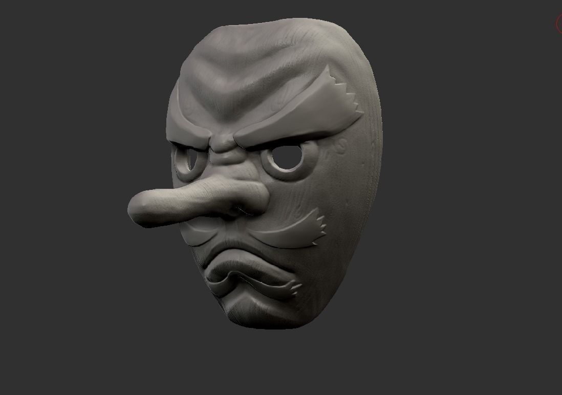 Sakonji Urokodaki from kimetsu no yaiba demon slayer mask 3D model 3D