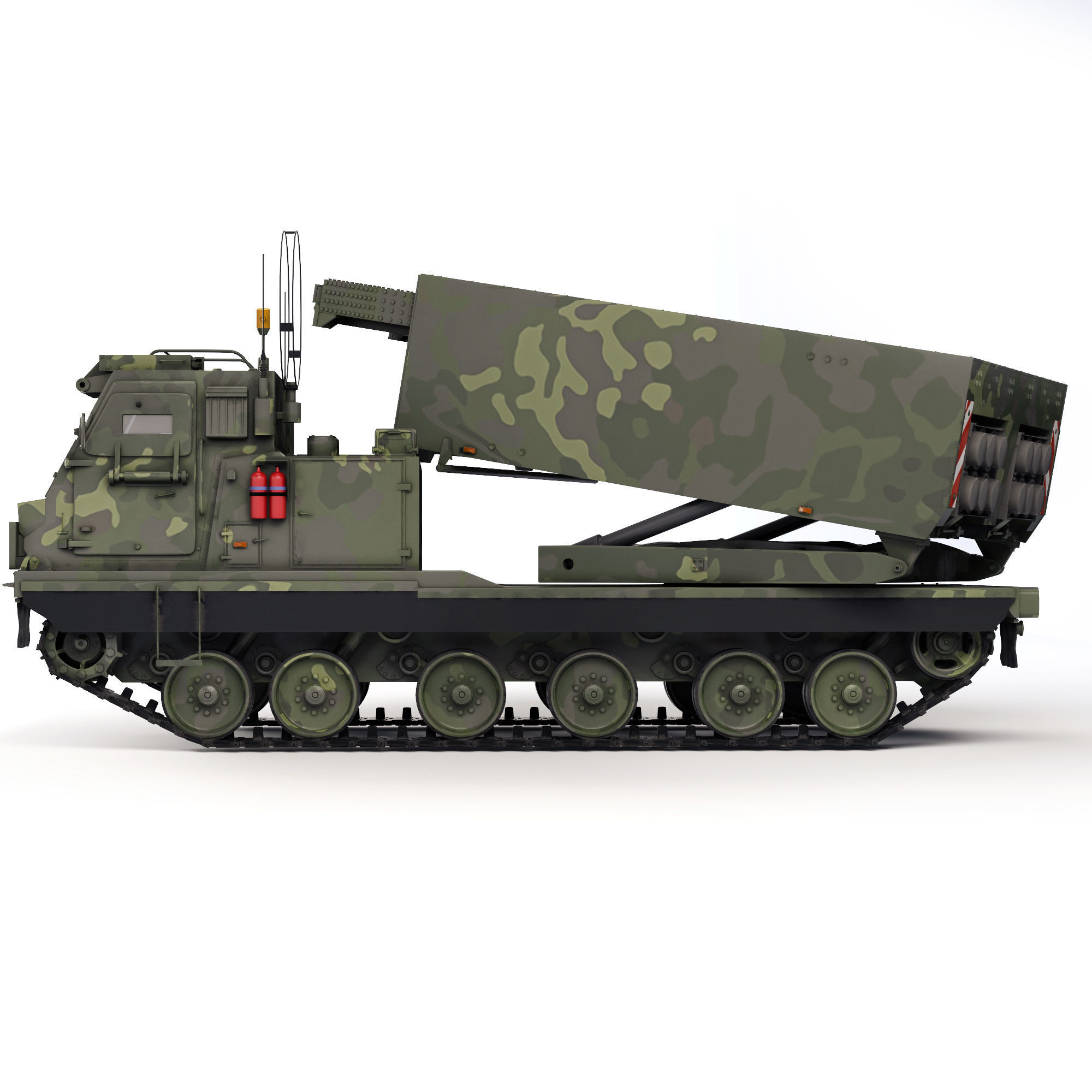 MLRS Mars II 1996 3D model | CGTrader