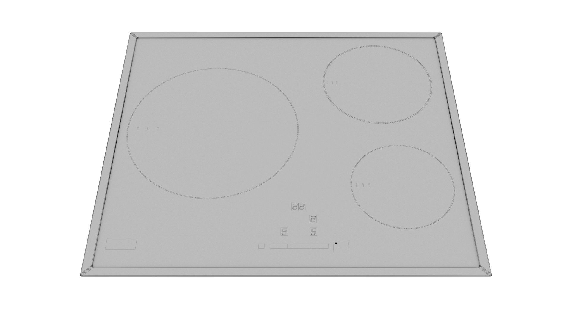 3D model Miele Induction cooktop VR / AR / lowpoly CGTrader