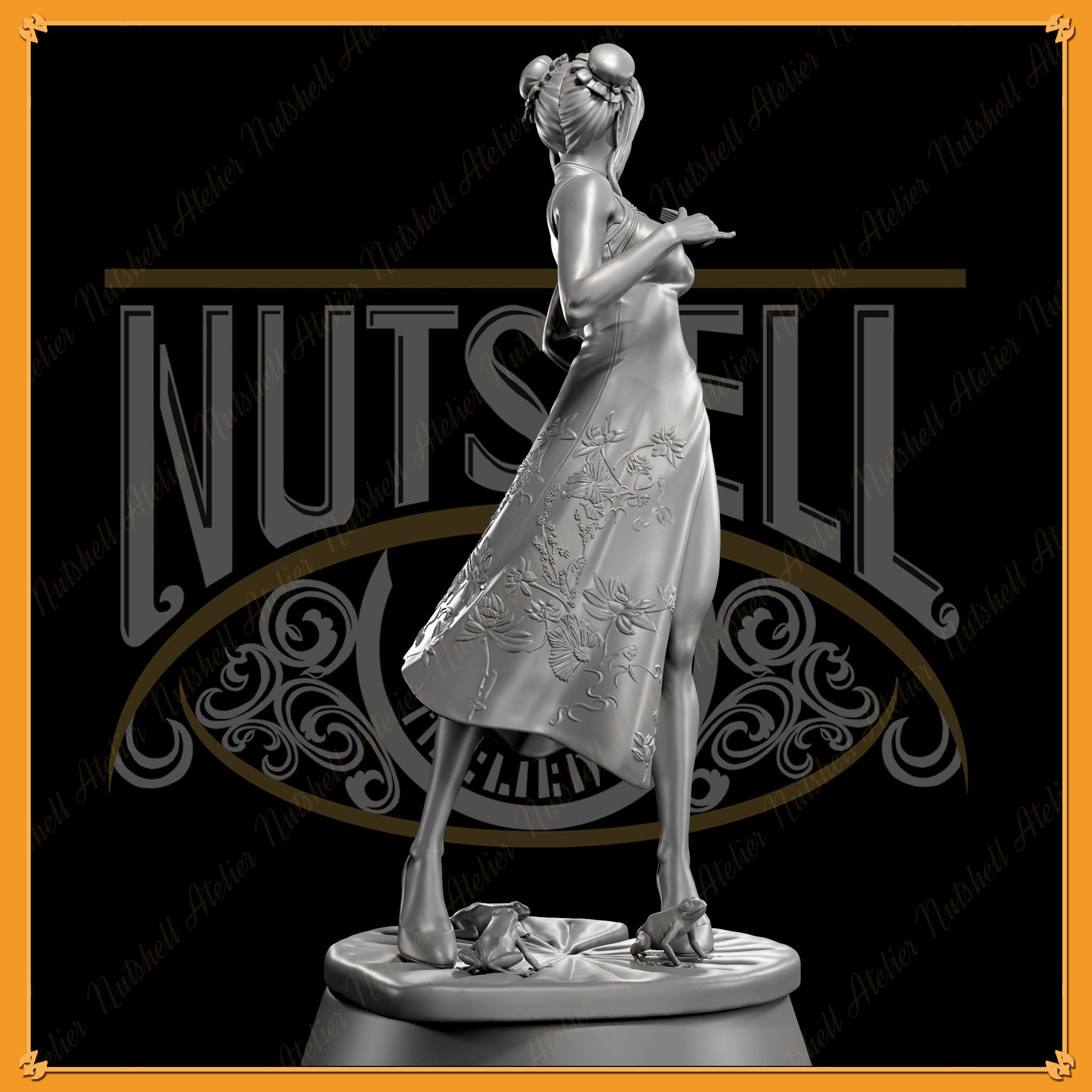 Nutshell Atelier - China Dress girl - NSFW 3D model 3D printable | CGTrader