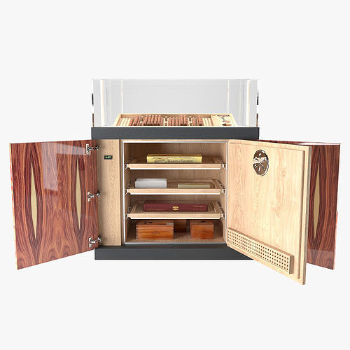 HUMIDOR GERBER ASCENSION cigar 3D model CGTrader