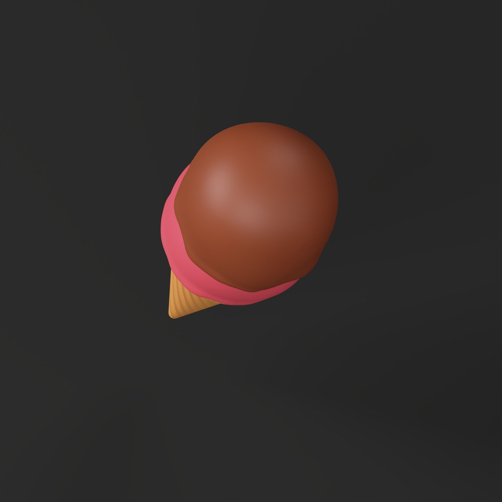 Ice Cream Cone 3D model CGTrader