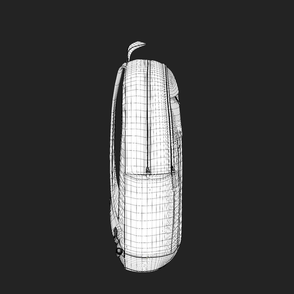 Blue Nike Backpack 3D model CGTrader