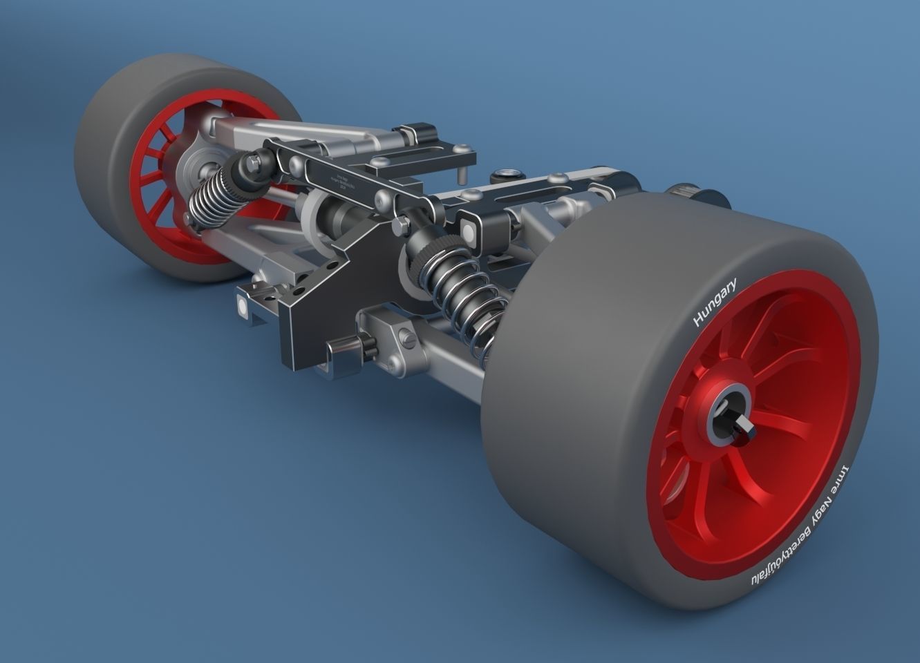 Car Suspension 3D model CGTrader