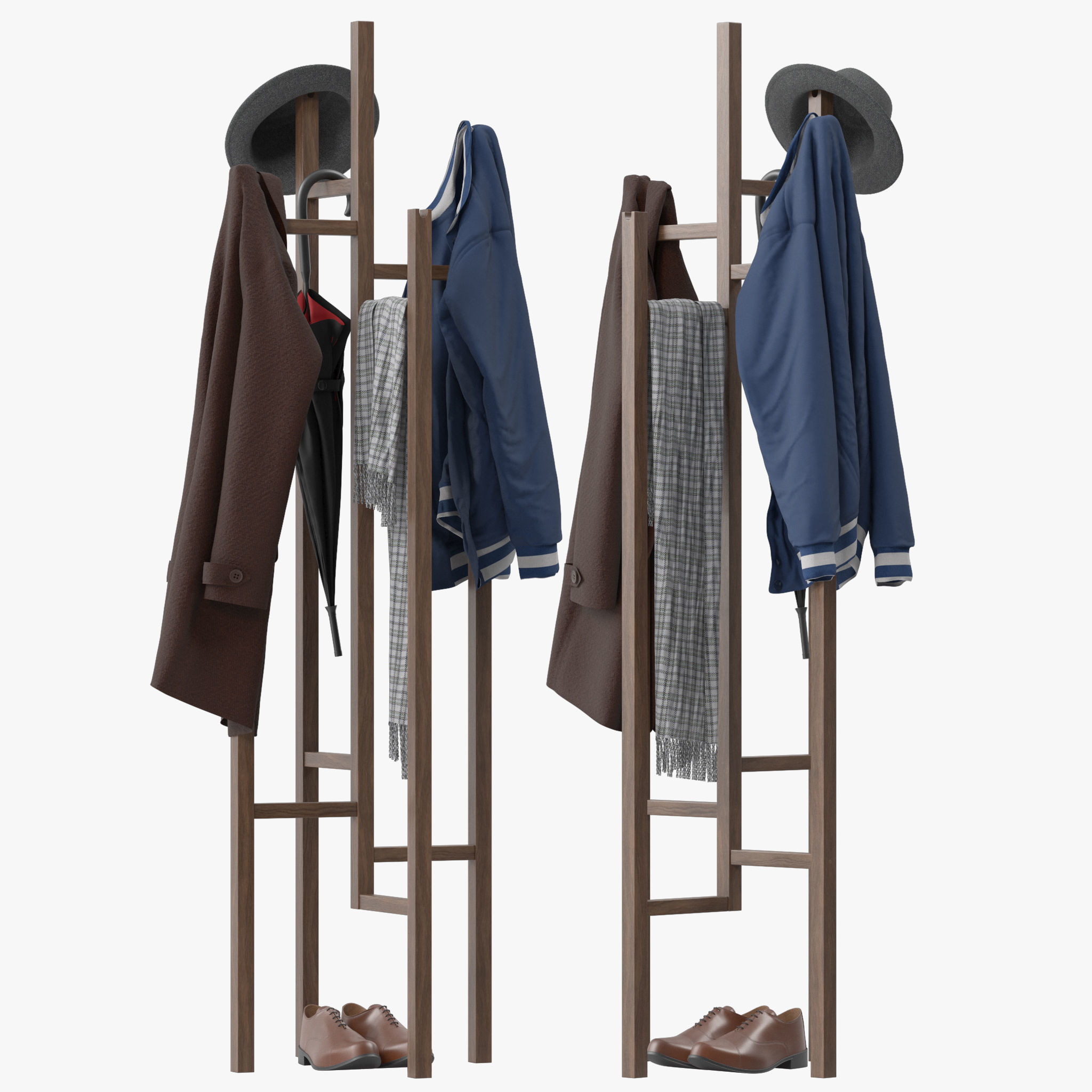 Atwood Coat Rack 3D model | CGTrader