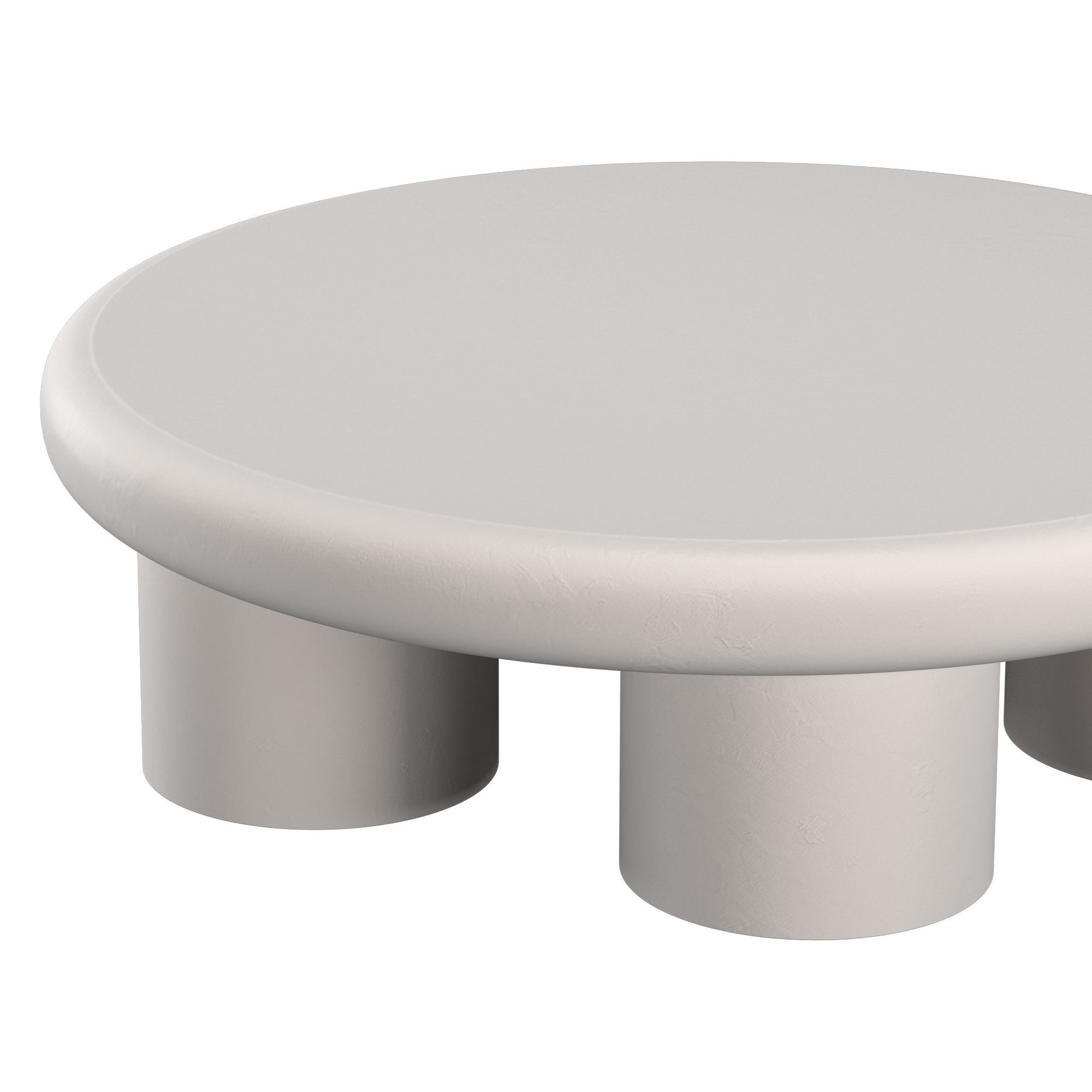 Anchorage Concrete Coffee Table 3D model CGTrader