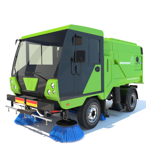 Street Sweeper Scarab 3D Model MAX OBJ 3DS FBX LWO LW LWS ...