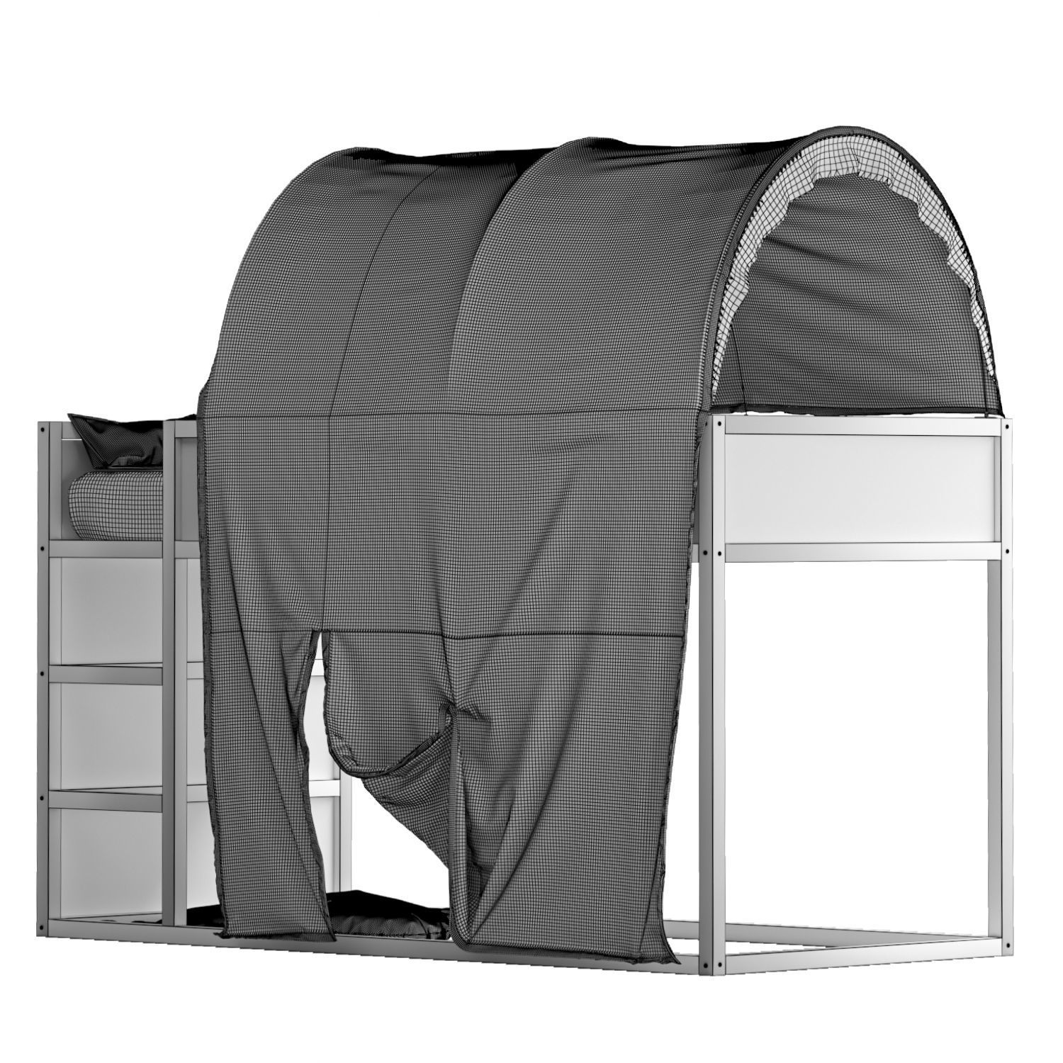 IKEA KURA Bed Tent 3D model CGTrader