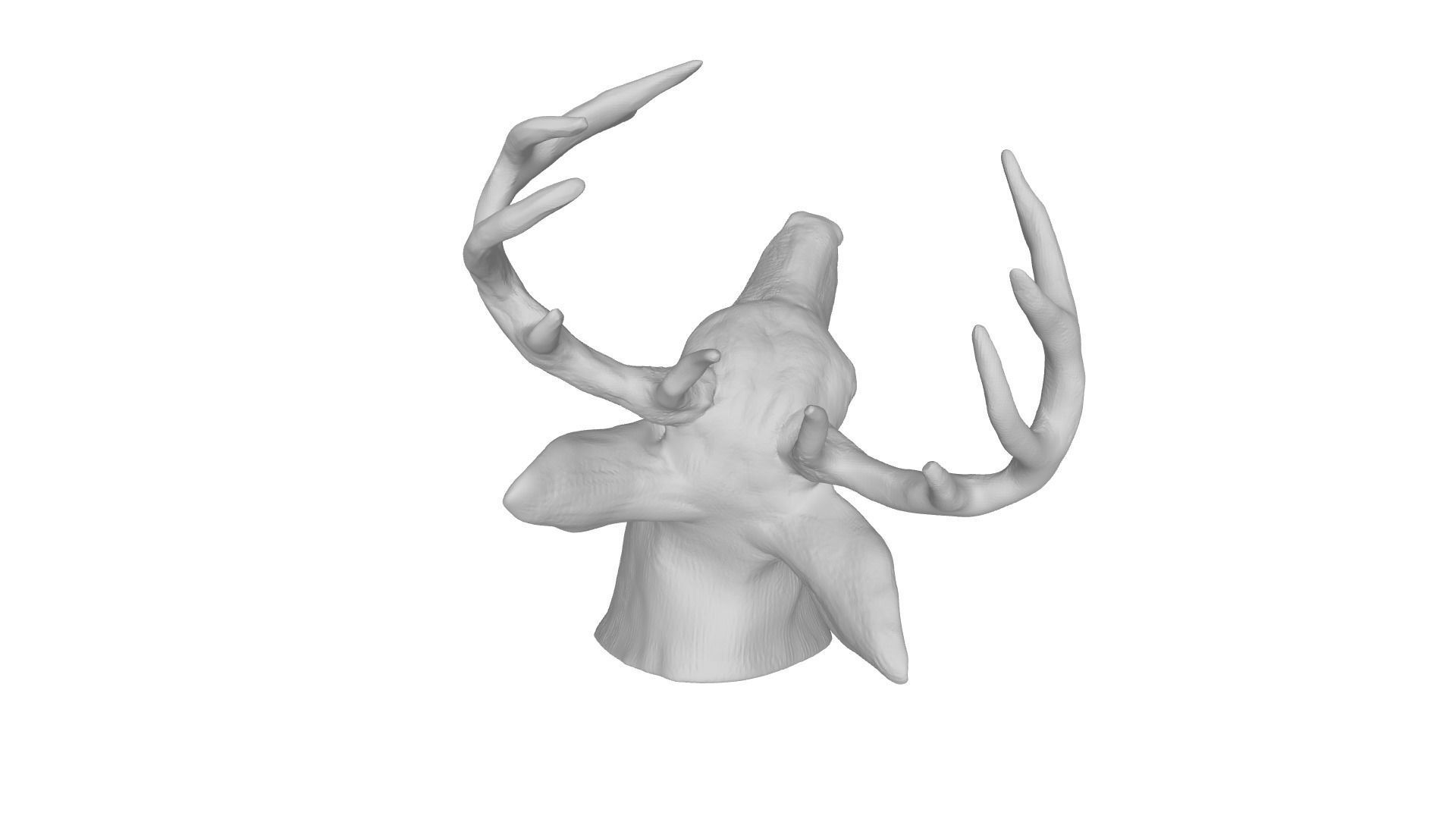 Deer head 3D model 3D model 3D printable | CGTrader