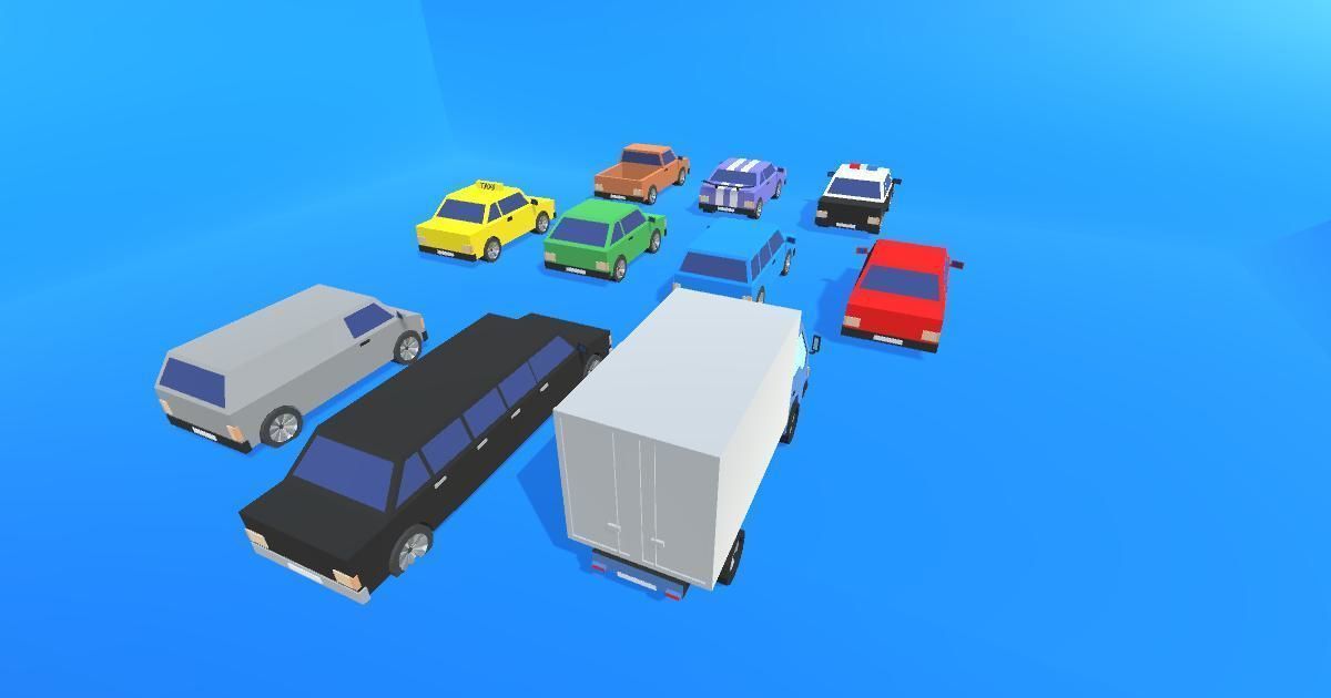3D model Low Poly Vehicles - Cars Pack VR / AR / low-poly | CGTrader