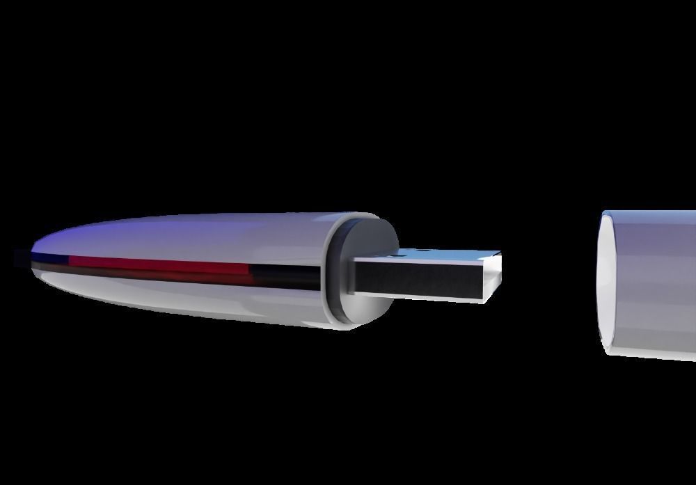 Low poly usb stick memory external 3d model cgtrader