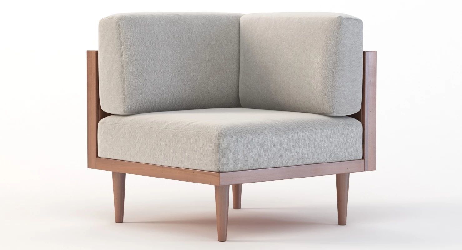 Bellanest Soto Modular Sectional Sofa Corner Chair Module 3D model ...