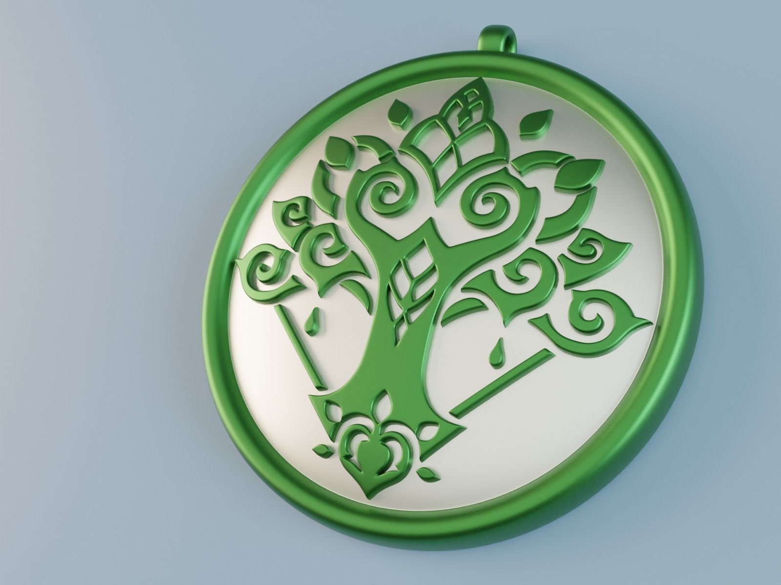 Genshin Impact Sumeru Emblem pendant 3D model 3D printable | CGTrader